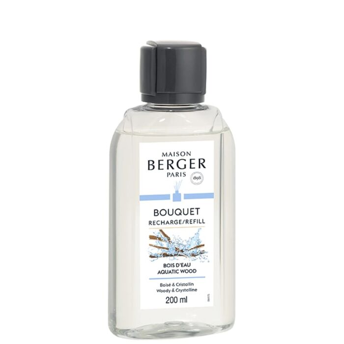 Maison Berger 200ml refill for Aquatic Wood scented bouquet